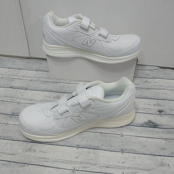 New Balance 577 MW577WT Men's Size 10.5 2E White Low Top Lace Up Walking Shoes. - Picture 3 of 9